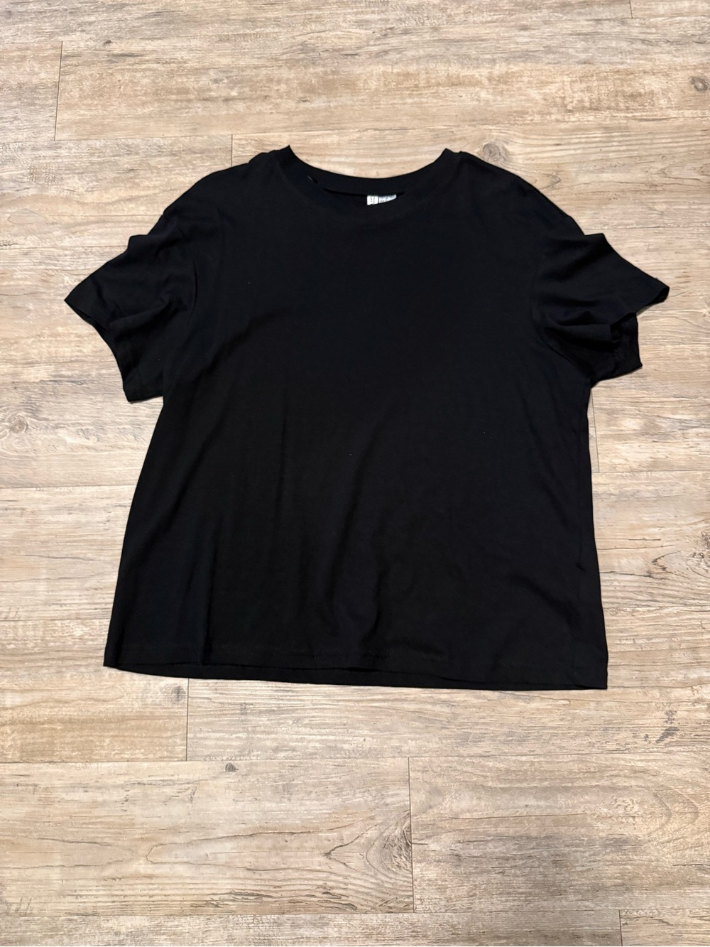 Divided Black Short Sleeve Crew Tee